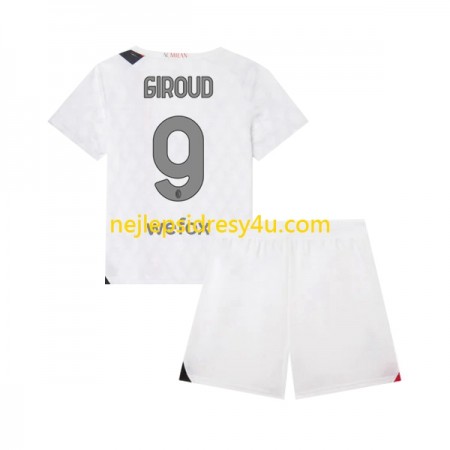 Fotbalový Dres AC Milán Olivier Giroud 9 Dětské Venkovní 2023/24